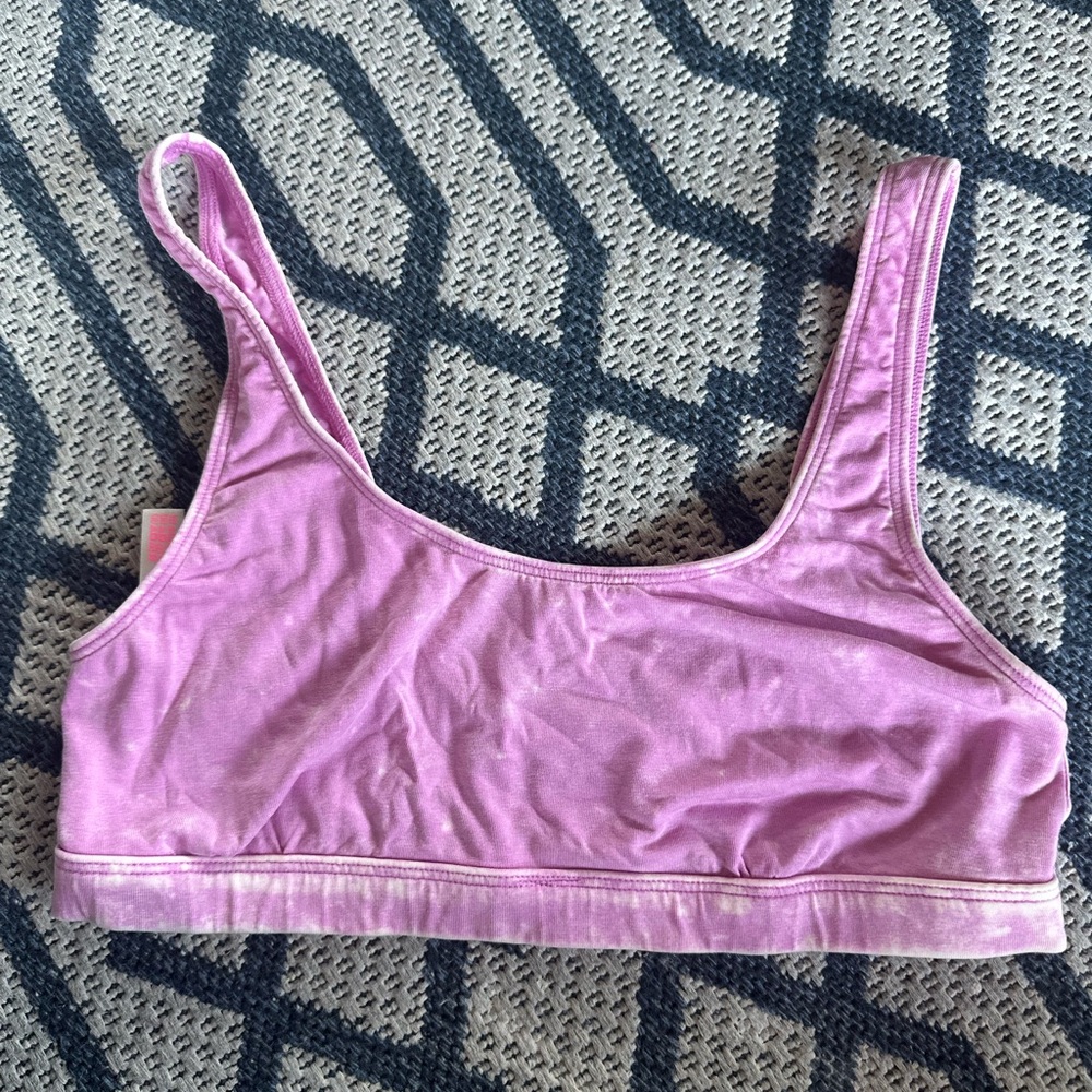 PINK Victoria's Secret Lavender Pink Tie Dye  Sports Bra